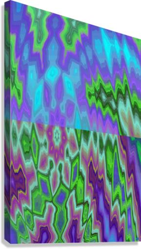 Blue angel art abstract design 56 Canvas Print