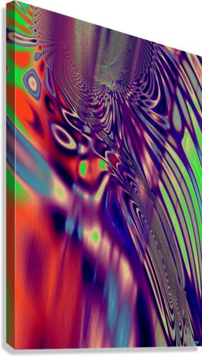 Blue angel art abstract design 53 Canvas Print