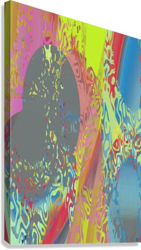 Blue angel art abstract design 82 Canvas Print