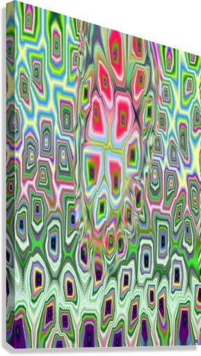 Blue angel art abstract design 67 Canvas Print