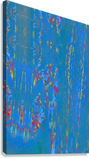 Blue angel art abstract design 62 Canvas Print
