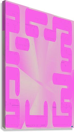 Blue angel art abstract design 119 Canvas Print