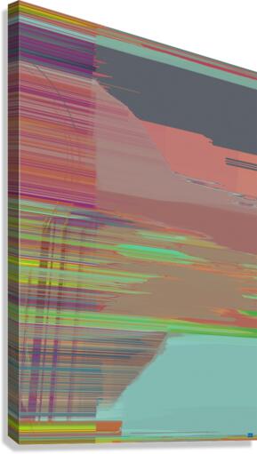 Blue angel art abstract design 132 Canvas Print