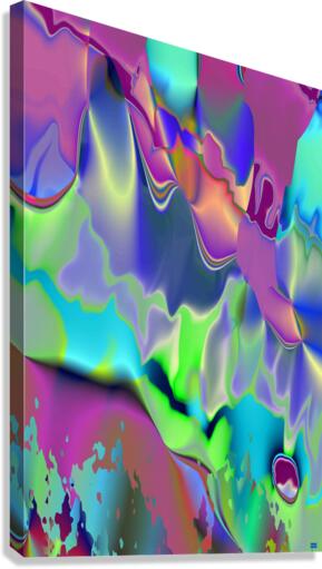 Blue angel art abstract design 126 Canvas Print