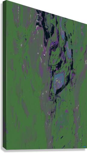 Blue angel art abstract design 106 Canvas Print