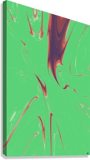 Blue angel art abstract design 109 Canvas Print