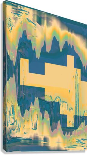 Blue angel art abstract design 111 Canvas Print