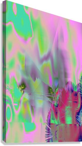 Blue angel art abstract design 131 Canvas Print