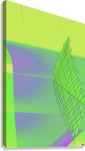 Blue angel art abstract design 134 Canvas Print