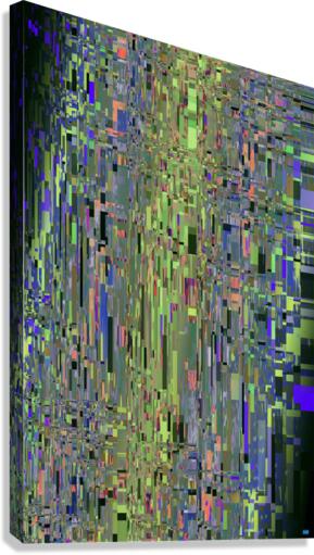 Blue angel art abstract design 127 Canvas Print