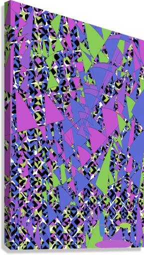 Blue angel art abstract design 108 Canvas Print