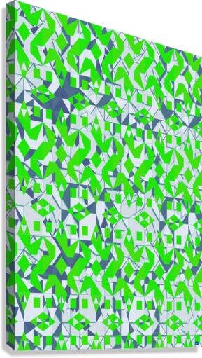 Blue angel art abstract design 107 Canvas Print