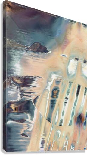 Blue angel art abstract design 114 Canvas Print