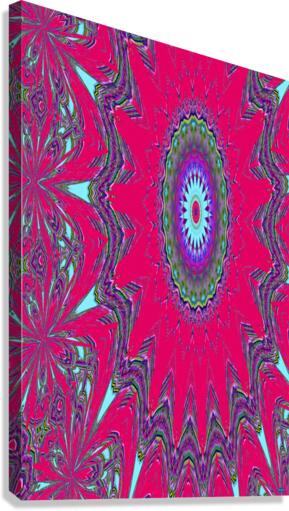 Blue angel art abstract design 113 Canvas Print