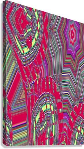 Blue angel art abstract design 115 Canvas Print