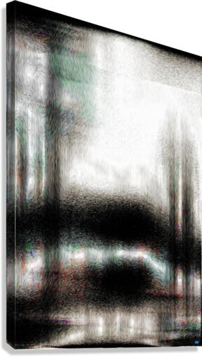 Blue angel art abstract design 117 Canvas Print