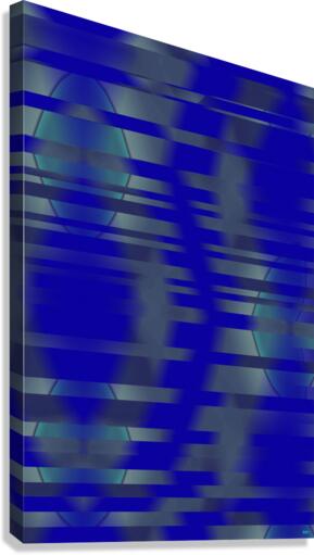 Blue angel art abstract design 112 Canvas Print