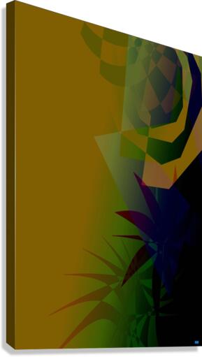 Blue angel art abstract design 128 Canvas Print