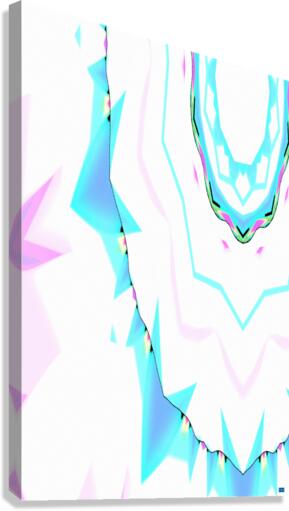 Blue angel art abstract design 130 Canvas Print