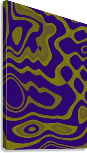 Blue angel art abstract design 121 Canvas Print