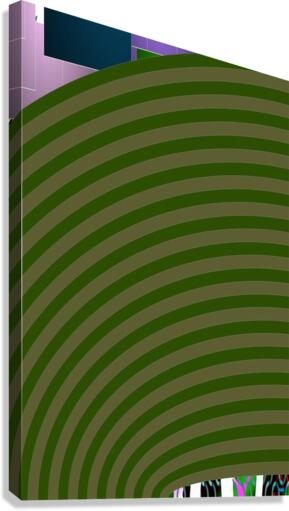 Blue angel art abstract design 102 Canvas Print