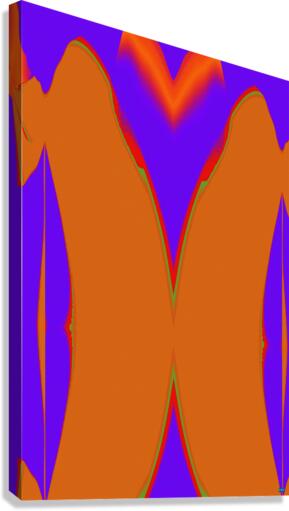 Blue angel art abstract design 105 Canvas Print