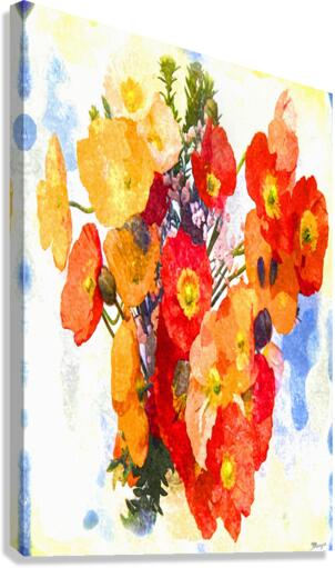 Watercolor Floral 24 Canvas Print