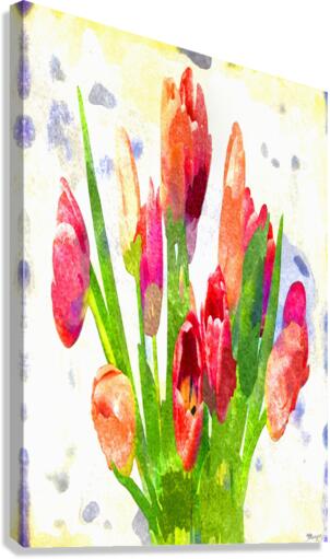 Watercolor Floral 27 Canvas Print