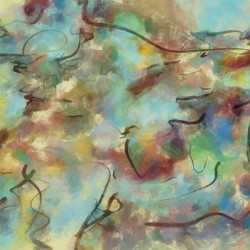 Abstract line art  the 10th horizontal