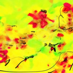 Abstract line art 14th horizontal Version 1