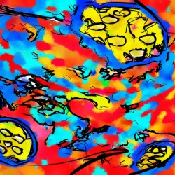 Abstract line art  the 16th horizontal