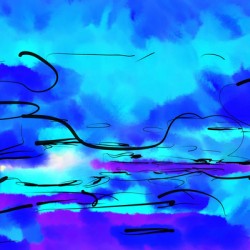 Abstract line art the 17th horizontal