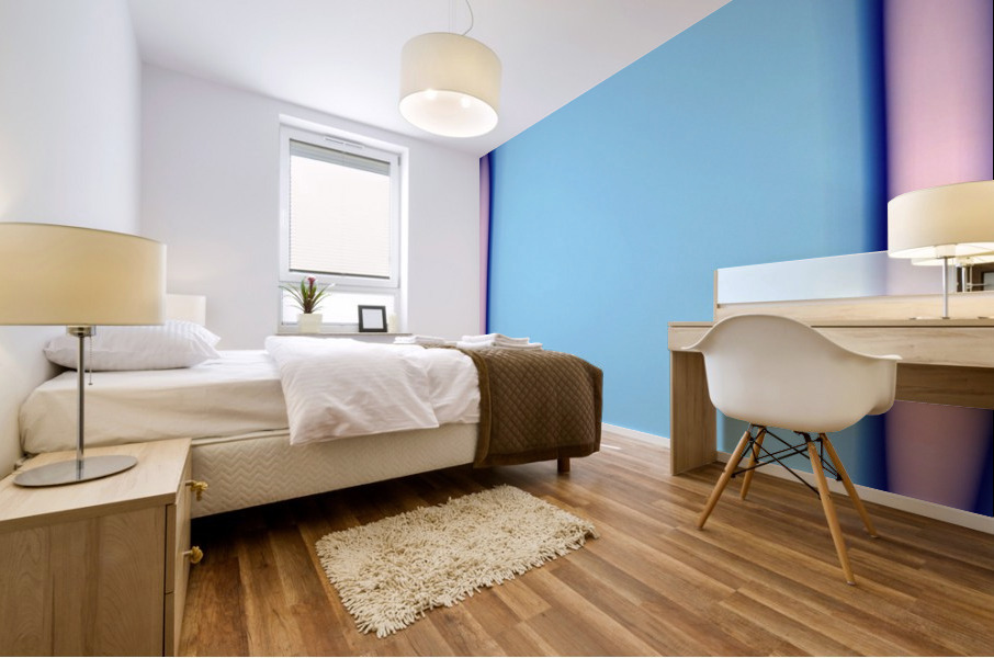 Blue angel art abstract design 26 Mural print