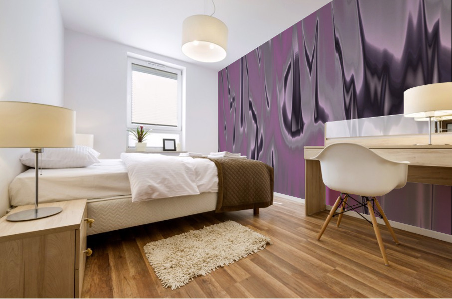 Blue angel art abstract design 90 Mural print