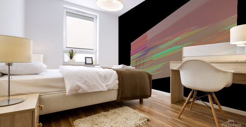 Blue angel art abstract design 132 Mural print