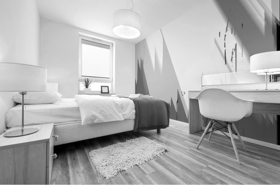 Blue angel art abstract design 104 Mural print