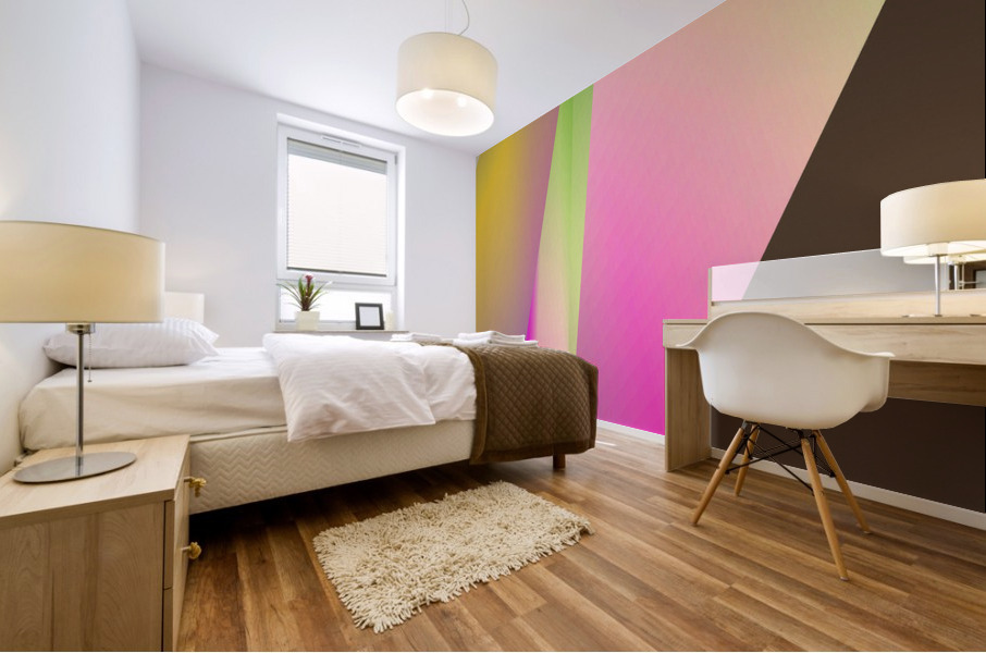 Blue angel art abstract design 110 Mural print