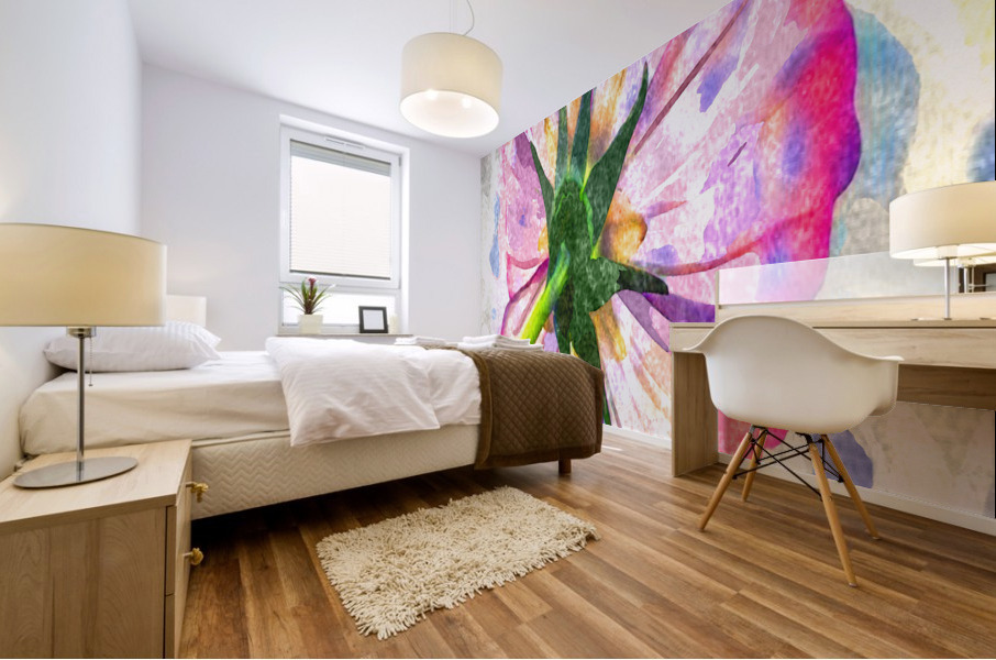 Watercolor Floral 14 Mural print