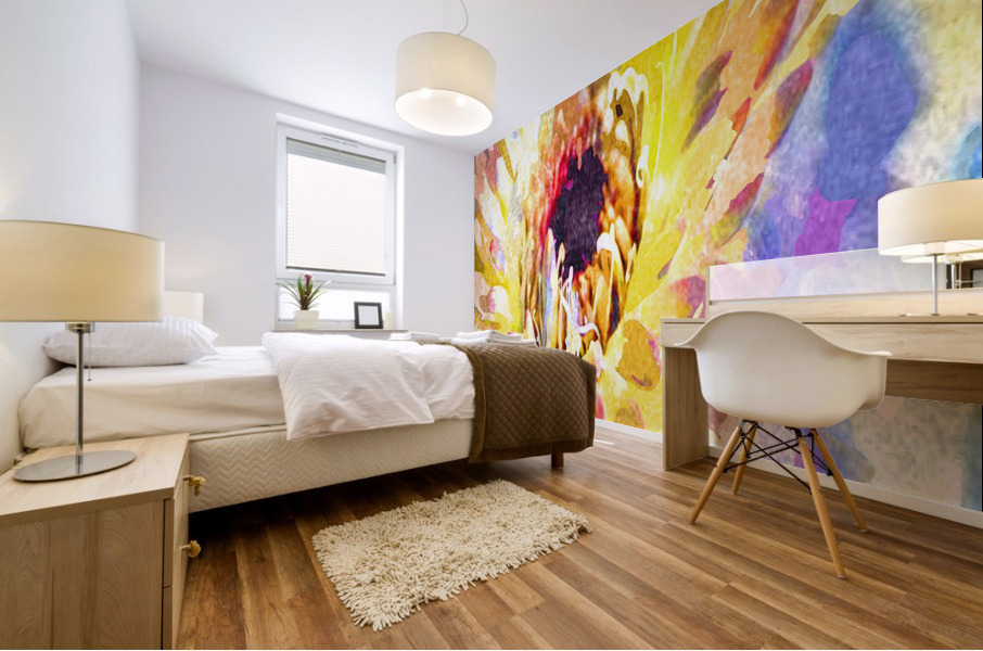 Watercolor Floral 12 Mural print