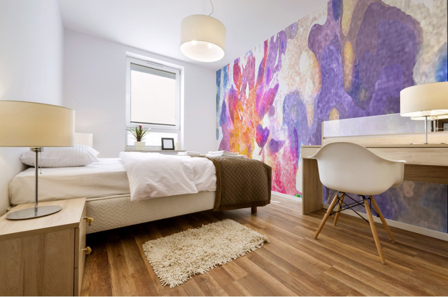 Watercolor Floral 17 Mural print