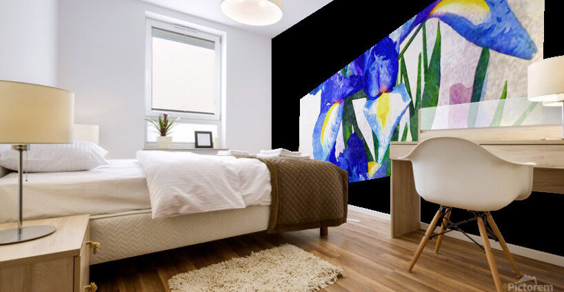 Watercolor Floral 18 Mural print