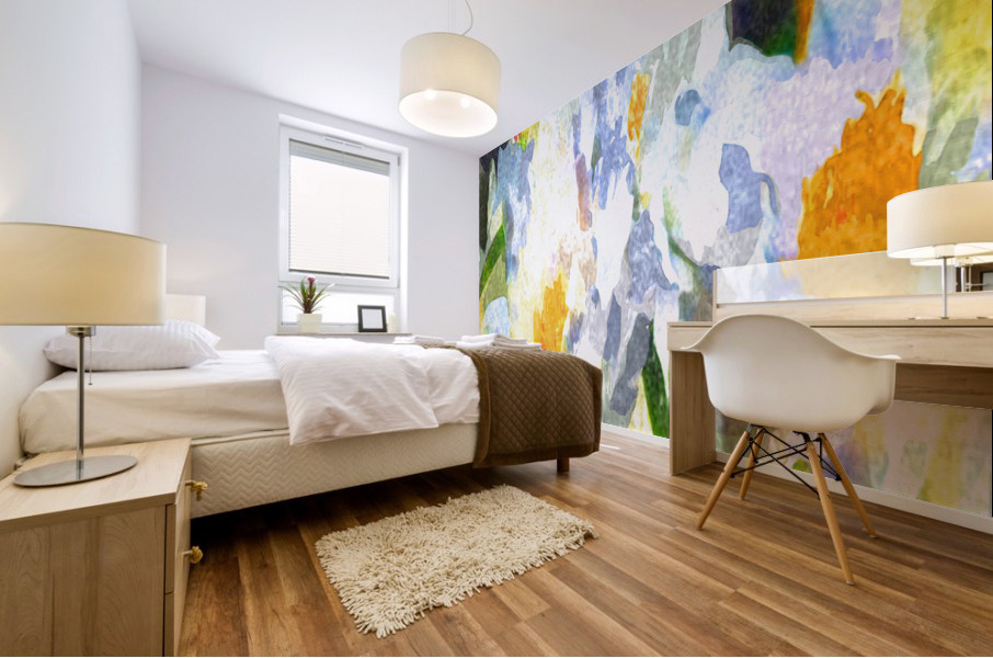 Watercolor Floral 21 Mural print