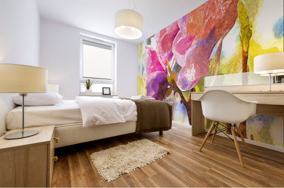 Watercolor Floral 22 Mural print