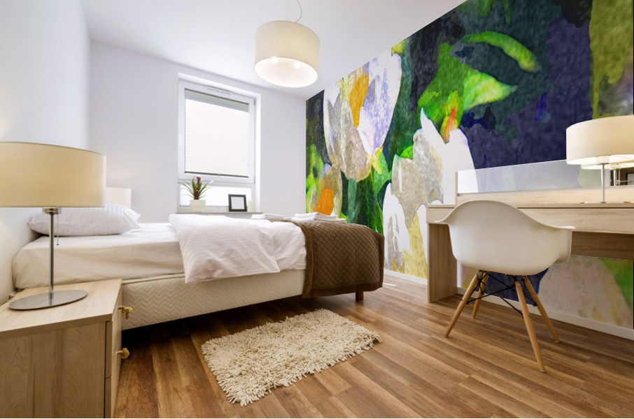 Watercolor Floral 20 Mural print