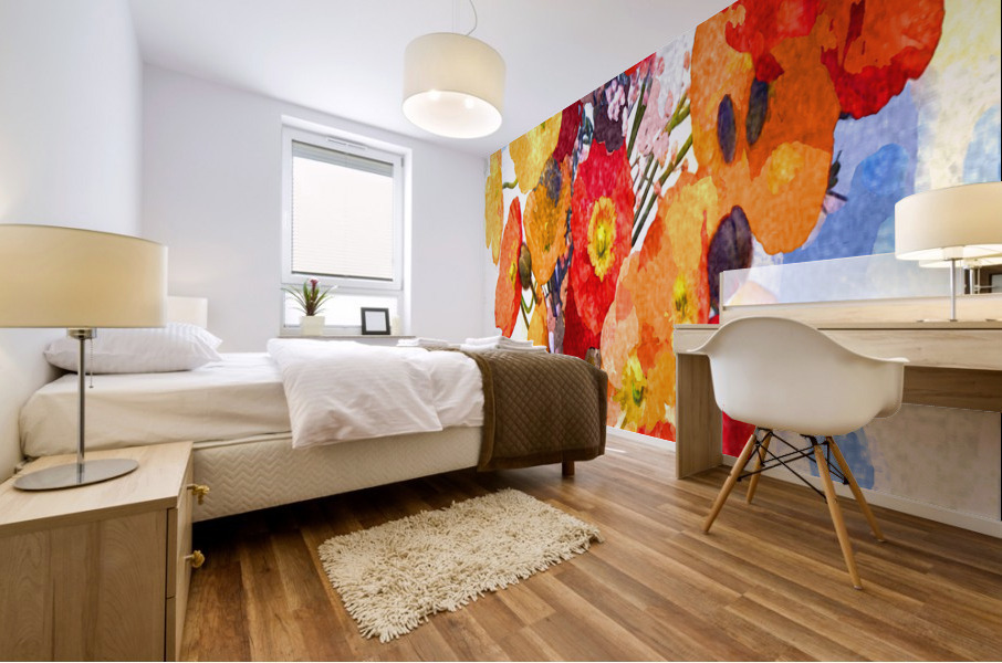 Watercolor Floral 24 Mural print