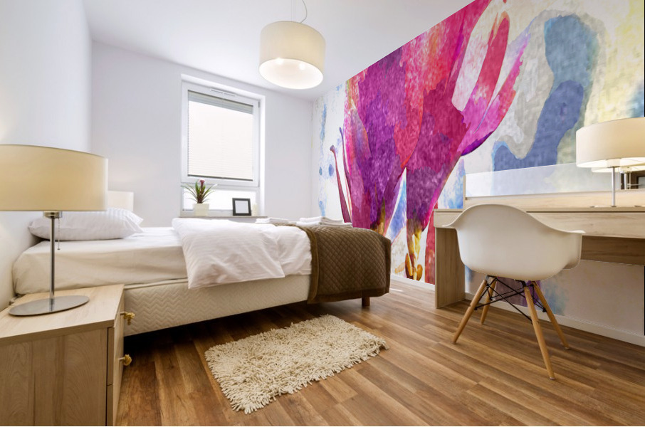 Watercolor Floral 23 Mural print