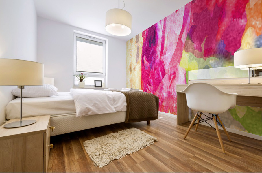 Watercolor Floral 25 Mural print