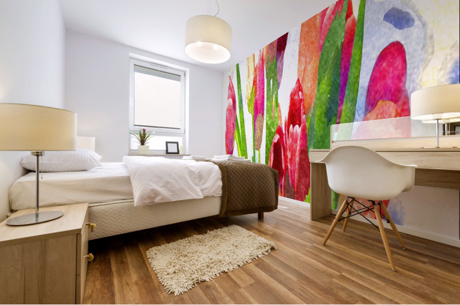 Watercolor Floral 27 Mural print