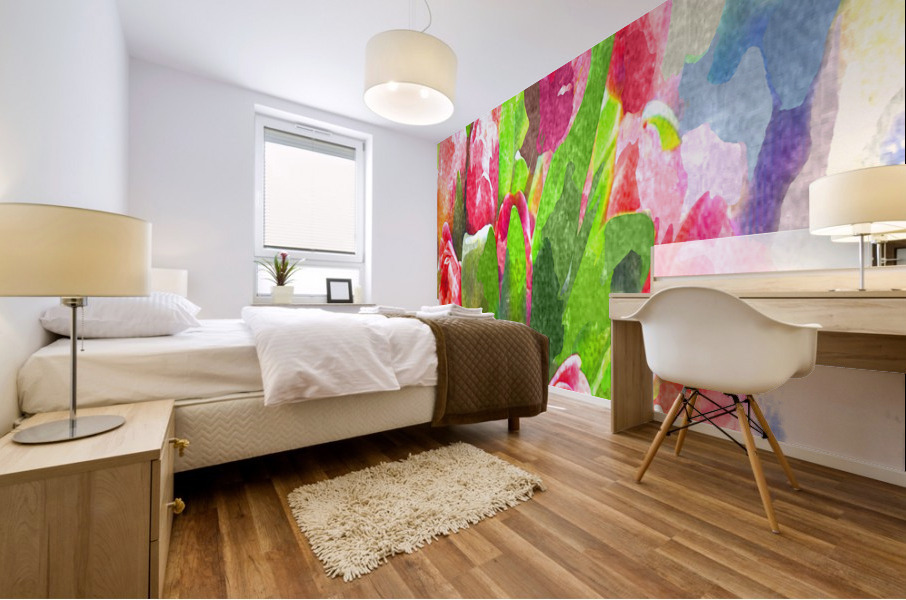 Watercolor Floral 28 Mural print