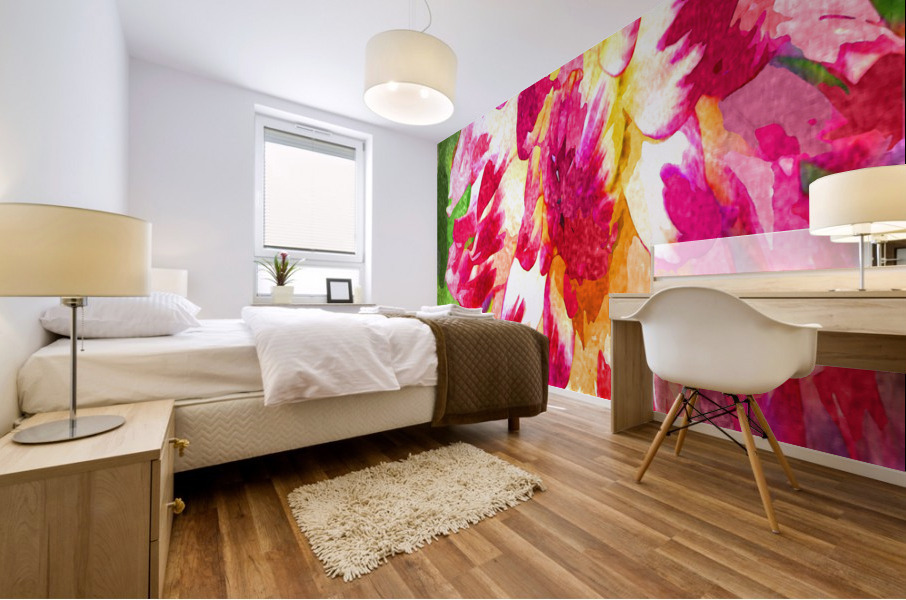 Watercolor Floral 31 Mural print